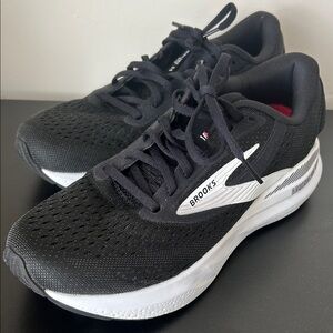 Women’s Brooks Adrenaline 24GTS  Black and White Athletic Shoes